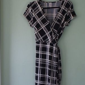 ✨Purple Rain Faux Wrap Dress